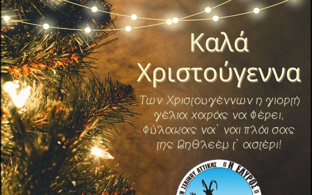 Ευχές για Καλά Χριστούγεννα !!!